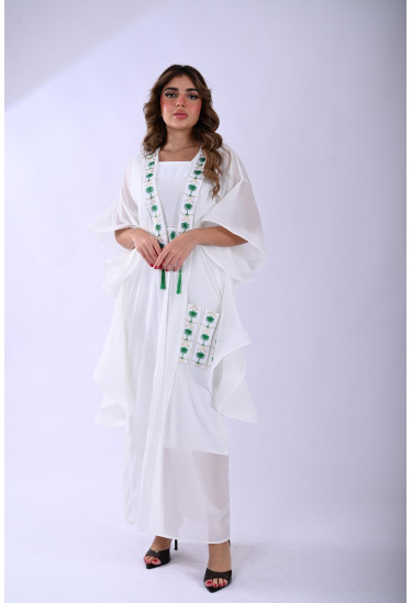 جلابيه أنيقة بتطريز وطني سعودي