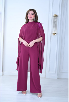 جمبسوت سهرة أنيقة بتصميم الكاب الفاخر