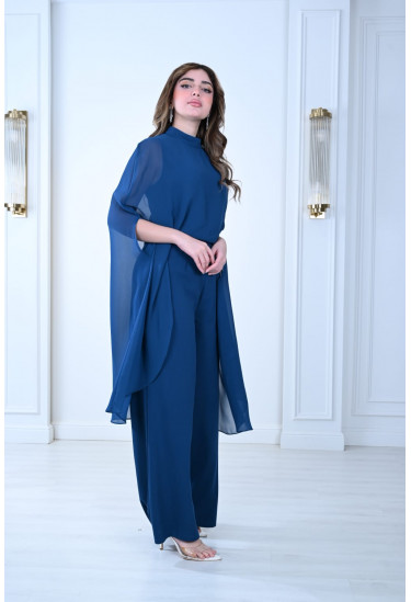 جمبسوت سهرة أنيقة بتصميم الكاب الفاخر