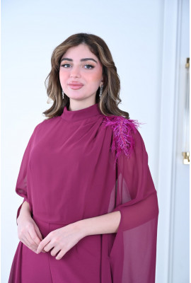 جمبسوت سهرة أنيقة بتصميم الكاب الفاخر