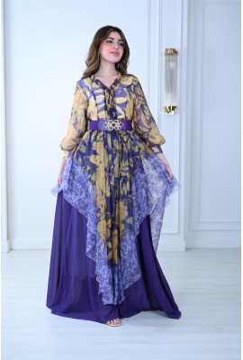 فستان ملكي بتصميم فاخر 