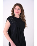 طقم نسائي بطيات جانبية طقم نسائي بطيات جانبية