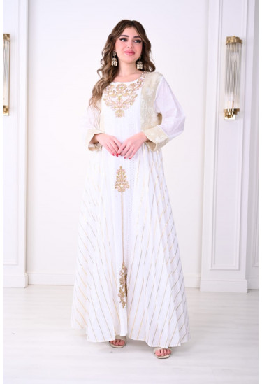 جلابيه نسائي فخمه بلمسات ذهبيه راقيه جلابيه نسائي فخمه بلمسات ذهبيه راقيه