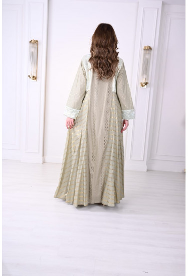 جلابيه نسائي فخمه بلمسات ذهبيه راقيه جلابيه نسائي فخمه بلمسات ذهبيه راقيه