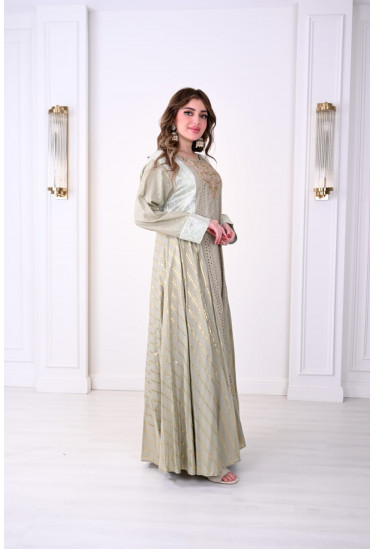 جلابيه نسائي فخمه بلمسات ذهبيه راقيه جلابيه نسائي فخمه بلمسات ذهبيه راقيه