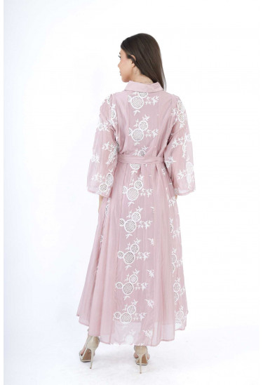 جلابيه نسائي تطريز مفرغ جلابيه نسائي تطريز مفرغ