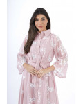 جلابيه نسائي تطريز مفرغ