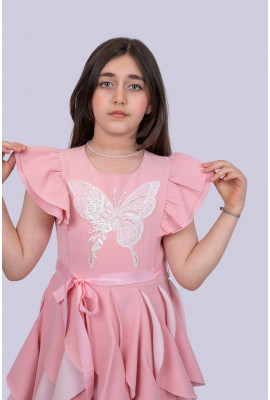 فستان بناتي بطابع كرنفالي مميز