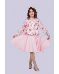 طقم بناتي منقوش بالزهور طقم بناتي منقوش بالزهور