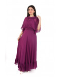 فستان شيفون بتصميم كيمونو فستان شيفون بتصميم كيمونو