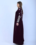 جلابية نسائية مخمل مطرز