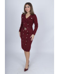 فستان ميدي بتصميم أنيق فستان ميدي بتصميم أنيق