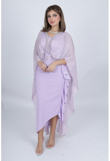 فستان سهرة أنيق بتصميم ملكي فستان سهرة أنيق بتصميم ملكي