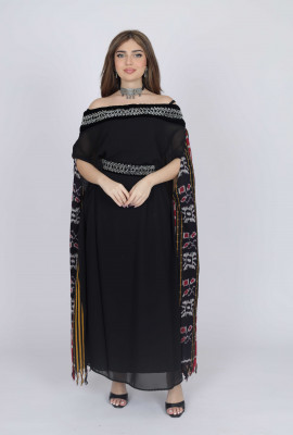 جلابية نسائية تراثية اوف شولدر