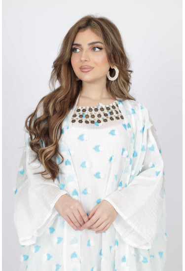 جلابية نسائية ببشت خارجي