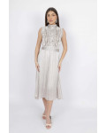 فستان سهرة بكسرات بيليسية فستان سهرة بكسرات بيليسية