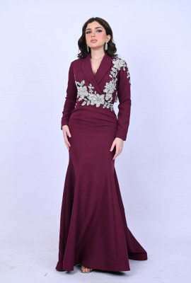 فستان سهرة بنمط حورية البحر