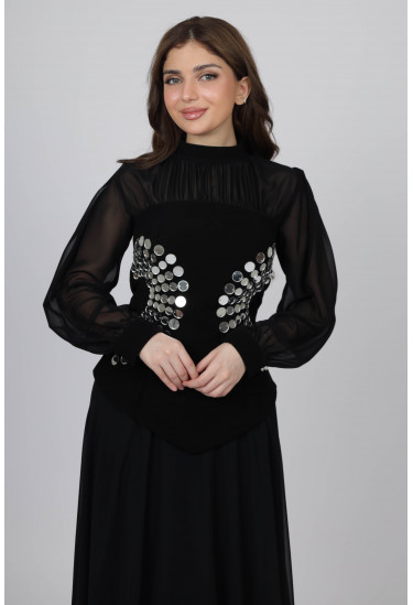فستان سهرة فاخر للمناسبات