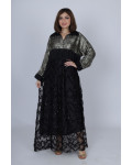 جلابية سهرة نسائية طويلة