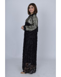 جلابية سهرة نسائية طويلة