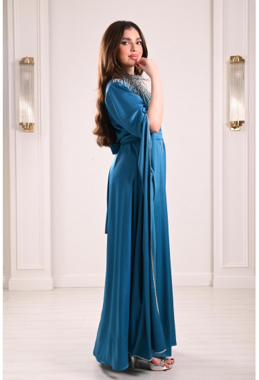 فستان مرصع بالخرز اللامع فستان مرصع بالخرز اللامع