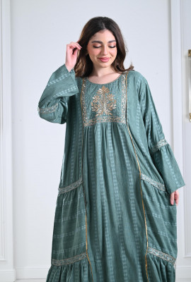 جلابيات مطرزة واسعة