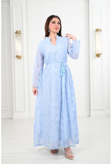 جلابية نسائية طويلة بتصميم راقي