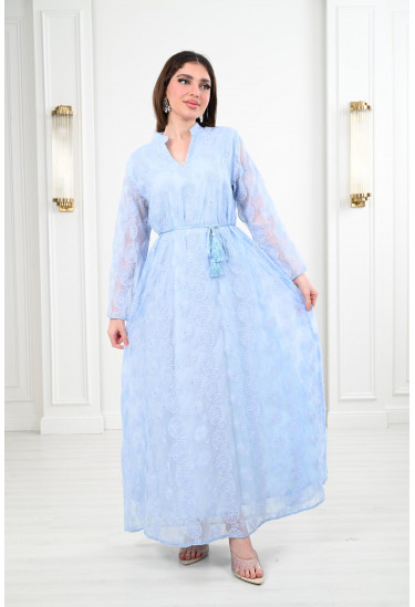 جلابية نسائية طويلة بتصميم راقي