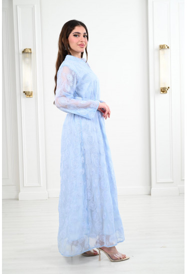 جلابية نسائية طويلة بتصميم راقي