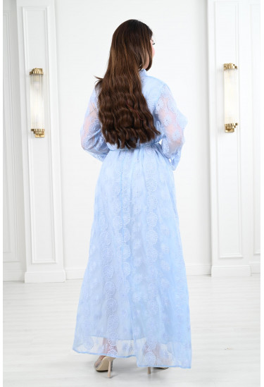 جلابية نسائية طويلة بتصميم راقي