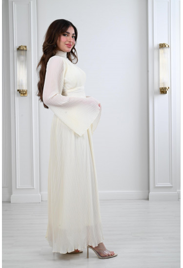 فستان نسائي طويل بنمط بيليسية