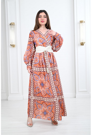 فستان نسائي طويل جميل فستان نسائي طويل جميل