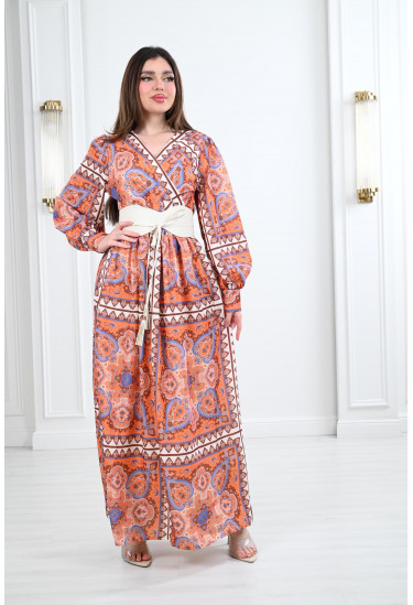 فستان نسائي طويل جميل فستان نسائي طويل جميل