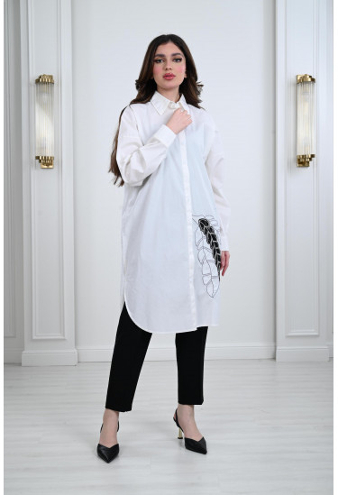 بلوزة نسائي طويل 