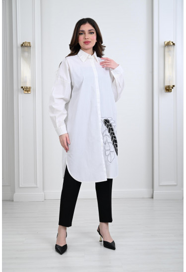 بلوزة نسائي طويل 