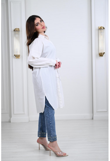 بلوزة نسائي طويل 