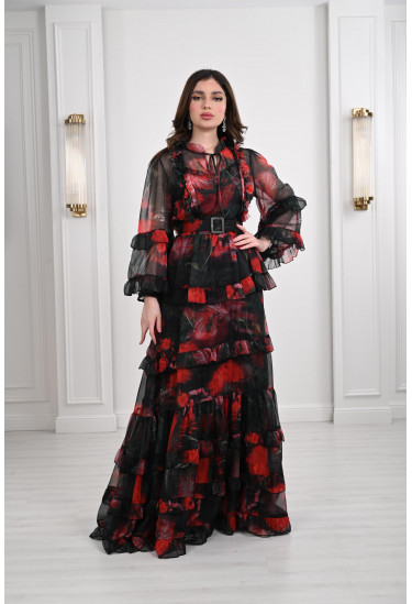 فستان نسائي مشجر