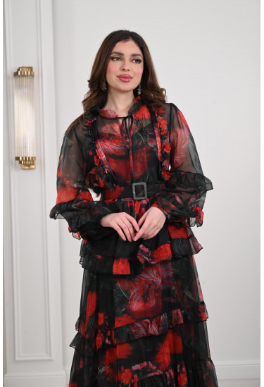 فستان نسائي مشجر