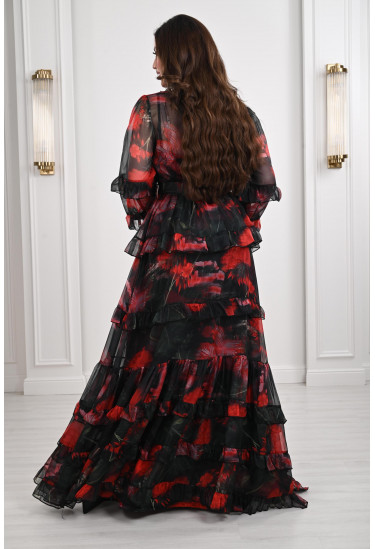 فستان نسائي مشجر