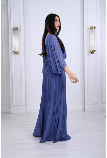 فستان نسائي للمناسبات بنمط كيمونو