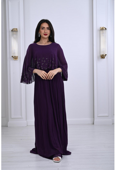 فستان نسائي للمناسبات بنمط كيمونو