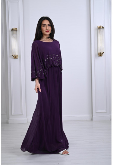 فستان نسائي للمناسبات بنمط كيمونو