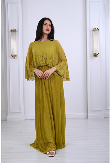 فستان نسائي للمناسبات بنمط كيمونو