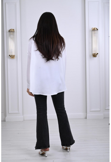 بلوزة نسائي كلاسيكي مطرز بلوزة نسائي كلاسيكي مطرز