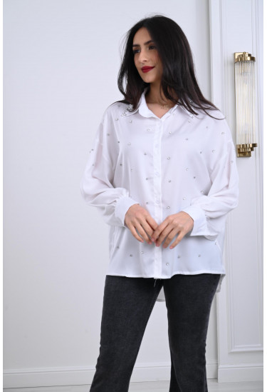 بلوزة نسائي كلاسيكي مطرز بلوزة نسائي كلاسيكي مطرز