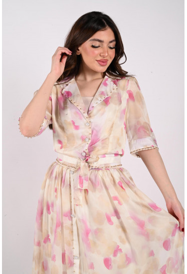 طقم طويل بأزرار 