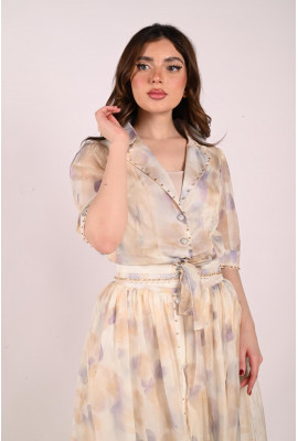 طقم طويل بأزرار 