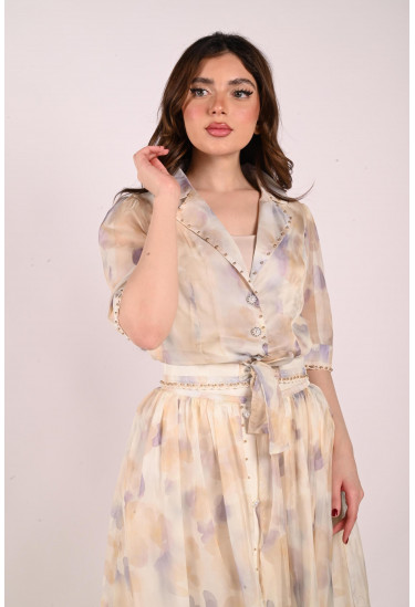 طقم طويل بأزرار 