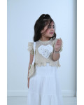 طقم أطفالي مميز ( فستان و بلوزة ) طقم أطفالي مميز ( فستان و بلوزة )