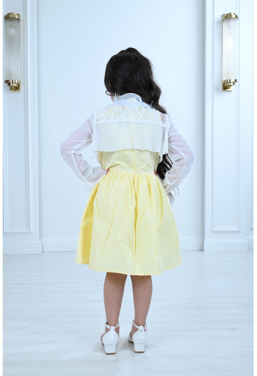 فستان أطفال مميز قصير واسع 